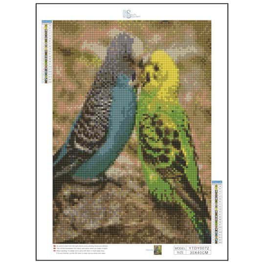 Sparkly Selections Beginner Two Parakeets Diamond Painting Kit